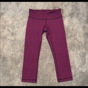 Lululemon Purple Houndstooth legging
